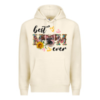 Tofu best mom ever with cow Premium Hoodie - Artiststas
