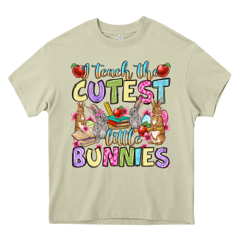 Easter Day I Teach The Cutest Little Bunnies Heavy Core Tee by OliviaCreatesArt | Teevron