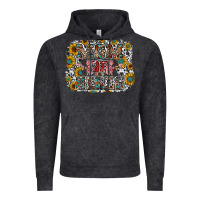 Vintage Black mom of girls Vintage Hoodie - RacoonDesign