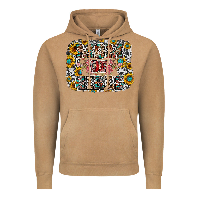 Mom Of Girls Vintage Hoodie by RacoonDesign | Teevron