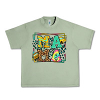 Oil Green School bus driver mama Mother's day Urban Heavy Tee - LillyAllenDesigns
