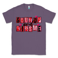 Lavender Shut up and kiss me Classic Tee - FaDigitalArtStudio
