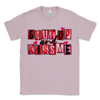 Lilac Shut up and kiss me Classic Tee - FaDigitalArtStudio