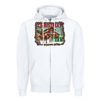 Christmas On The Farm Zipper Hoodie | Teevron