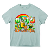 Arona St. Patrick's wine glasses Heavy Core Tee - OliviaCreatesArt