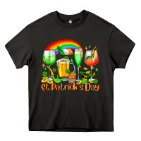 Asphalt St. Patrick's wine glasses Heavy Core Tee - OliviaCreatesArt