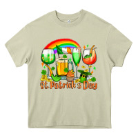 Mossy St. Patrick's wine glasses Heavy Core Tee - OliviaCreatesArt