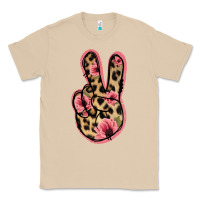 Mushroom Floral Leopard Peace Sign Classic Tee - Jasminsmagicworld