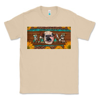 Mushroom western heifer mom with sunflowers and turquoise license plate Classic Tee - Artiststas