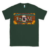 Sports Green western heifer mom with sunflowers and turquoise license plate Classic Tee - Artiststas