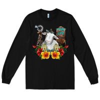 Black farm life sheep Long Sleeve Tee - SublimationCraftShop