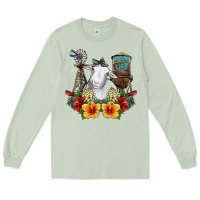 Matcha farm life sheep Long Sleeve Tee - SublimationCraftShop