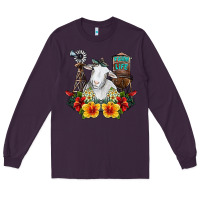 Plum farm life sheep Long Sleeve Tee - SublimationCraftShop