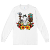 White farm life sheep Long Sleeve Tee - SublimationCraftShop