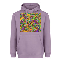 Lavender mardi gras king cake Heavyweight Hoodie - RanaPortraitStore