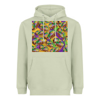 Matcha mardi gras king cake Heavyweight Hoodie - RanaPortraitStore