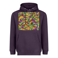 Plum mardi gras king cake Heavyweight Hoodie - RanaPortraitStore