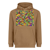 Toasted Coconut mardi gras king cake Heavyweight Hoodie - RanaPortraitStore