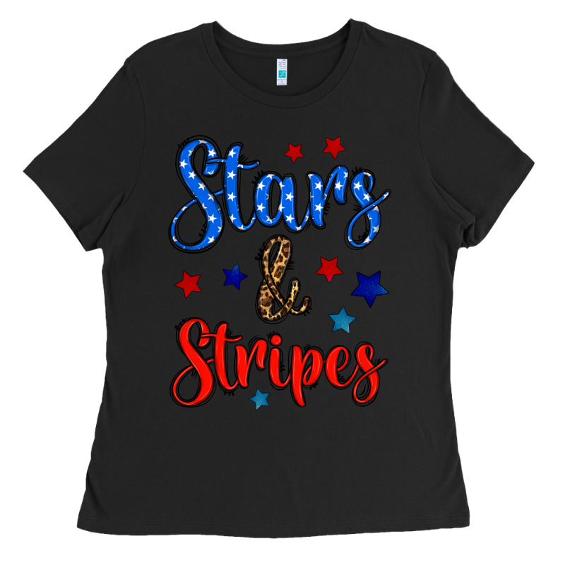 Stars & Stripes Ladies Tee by BundleAndBundleShop | Teevron