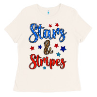 Bone stars & stripes Ladies Tee - BundleAndBundleShop
