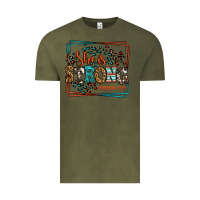 Vintage Olive She is strong proverbs 31:25 Vintage Tee - LillyAllenDesigns