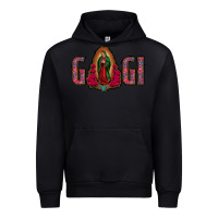 Black Gigi Lady Of Guadalupe Urban Hoodie - Jasminsmagicworld