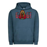 Pigment Midnight Navy Gigi Lady Of Guadalupe Urban Hoodie - Jasminsmagicworld