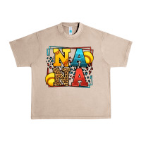 French Oak Softball nana leopard frame Urban Heavy Tee - LillyAllenDesigns