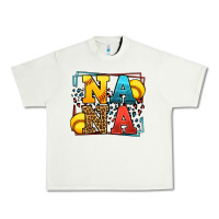 Pistachio Softball nana leopard frame Urban Heavy Tee - LillyAllenDesigns
