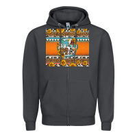 Smoke sunflowers hexagon frame mama Zipper Hoodie - Jasminsmagicworld