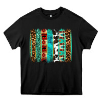 Black western brushstroke Heavy Core Tee - OliviaCreatesArt