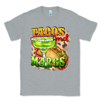Heather Grey Tacos and margs Classic Tee - FaDigitalArtStudio