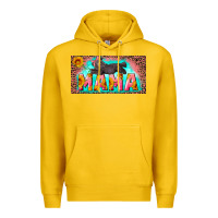 Lemon mama with baby bear and leopard license plate Premium Hoodie - Artiststas