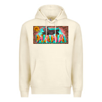 Sandshell mama with baby bear and leopard license plate Premium Hoodie - Artiststas