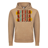 Western Sunflower Vintage Hoodie | Teevron