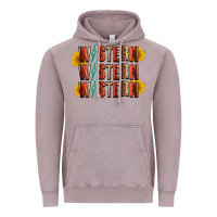 Vintage Zinc western sunflower Vintage Hoodie - RacoonDesign