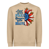 Mushroom Patriotic Sunflower Heavyweight Sweatshirt - Jasminsmagicworld