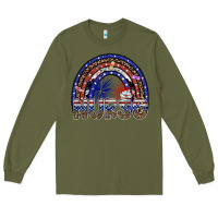 Army Green american nurse Long Sleeve Tee - SublimationCraftShop
