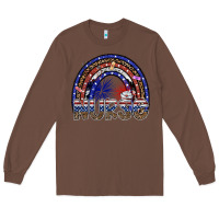 Chestnut american nurse Long Sleeve Tee - SublimationCraftShop