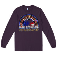 Plum american nurse Long Sleeve Tee - SublimationCraftShop