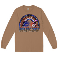 Toasted Coconut american nurse Long Sleeve Tee - SublimationCraftShop