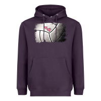 Plum volleyball brushstroke Heavyweight Hoodie - Jasminsmagicworld