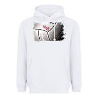 White volleyball brushstroke Heavyweight Hoodie - Jasminsmagicworld