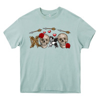 Arona Xoxo Valentine skulls Valentine's Day Heavy Core Tee - FaDigitalArtStudio