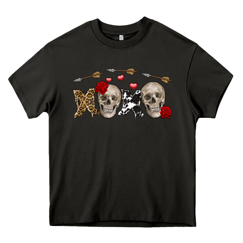 Xoxo Valentine Skulls Valentine's Day Heavy Core Tee by FaDigitalArtStudio | Teevron