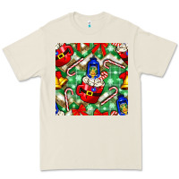 Bone christmas coffee cups bell and candy cane with leopard and plaid Premium Tee - BundleAndBundleShop