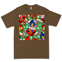 Cacao christmas coffee cups bell and candy cane with leopard and plaid Premium Tee - BundleAndBundleShop