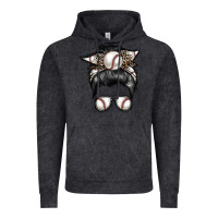 Vintage Black baseball mom Vintage Hoodie - RacoonDesign