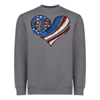 Storm american flag heart Heavyweight Sweatshirt - Jasminsmagicworld