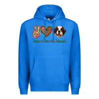 True Royal Peace Love St. Bernard Premium Hoodie - Jasminsmagicworld